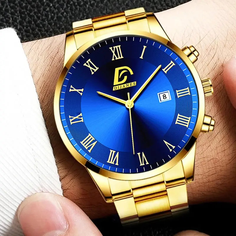 Golden Opulence Timepiece