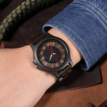 Ethereal Rosewood Timepiece