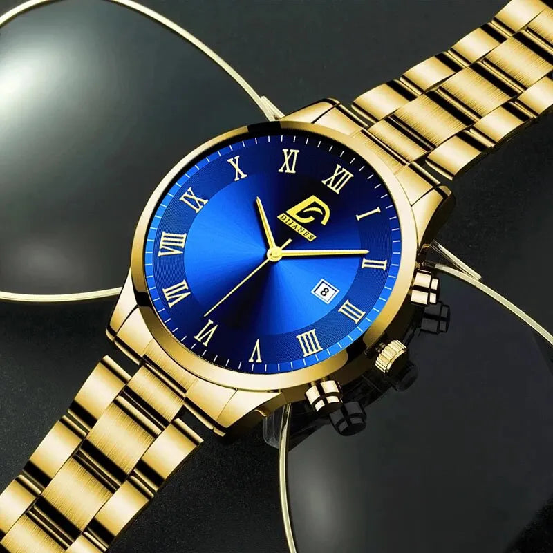 Golden Opulence Timepiece