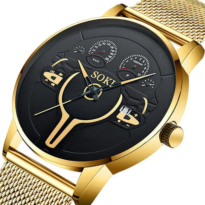 Luxurious Gold Fusion Chronograph