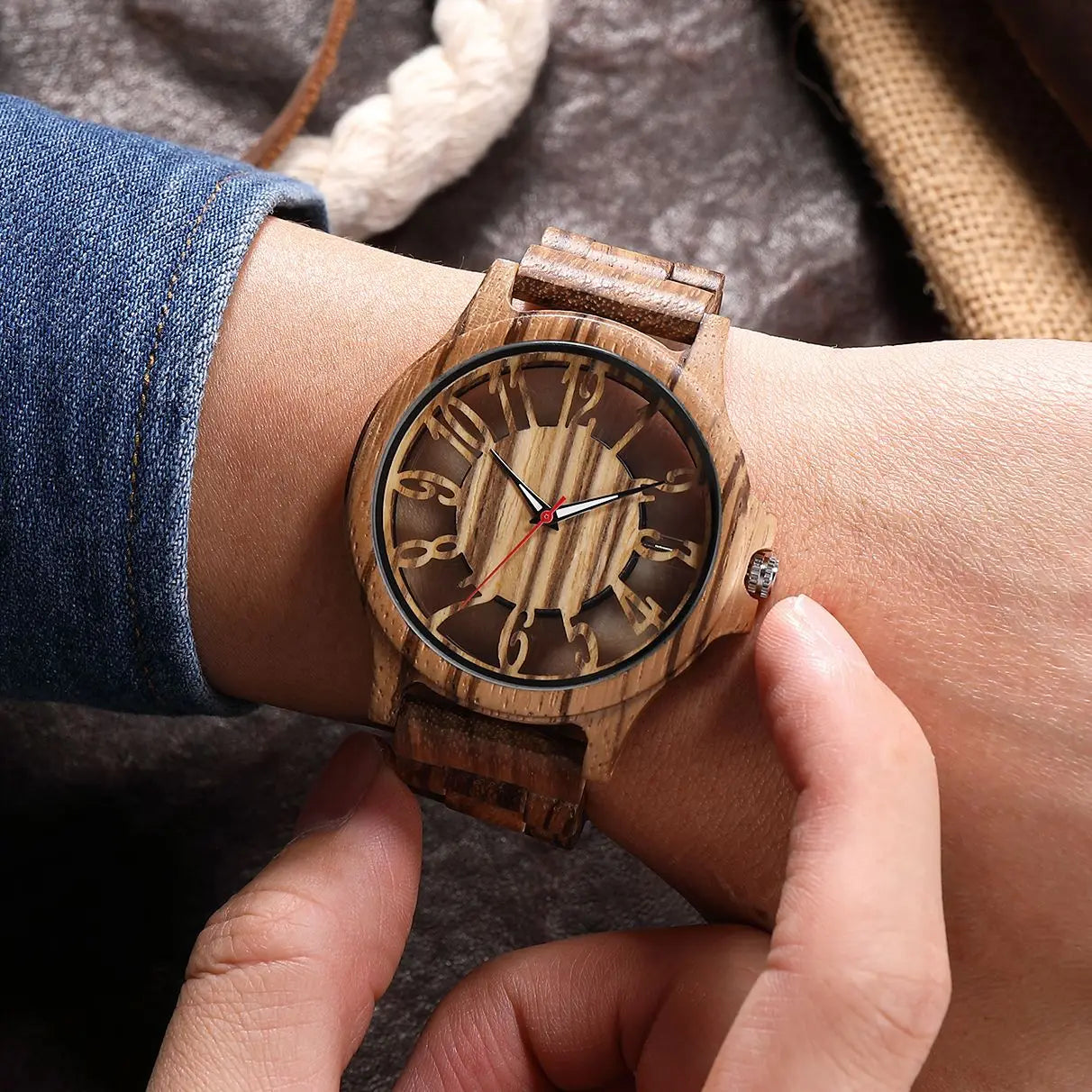 Ethereal Rosewood Timepiece