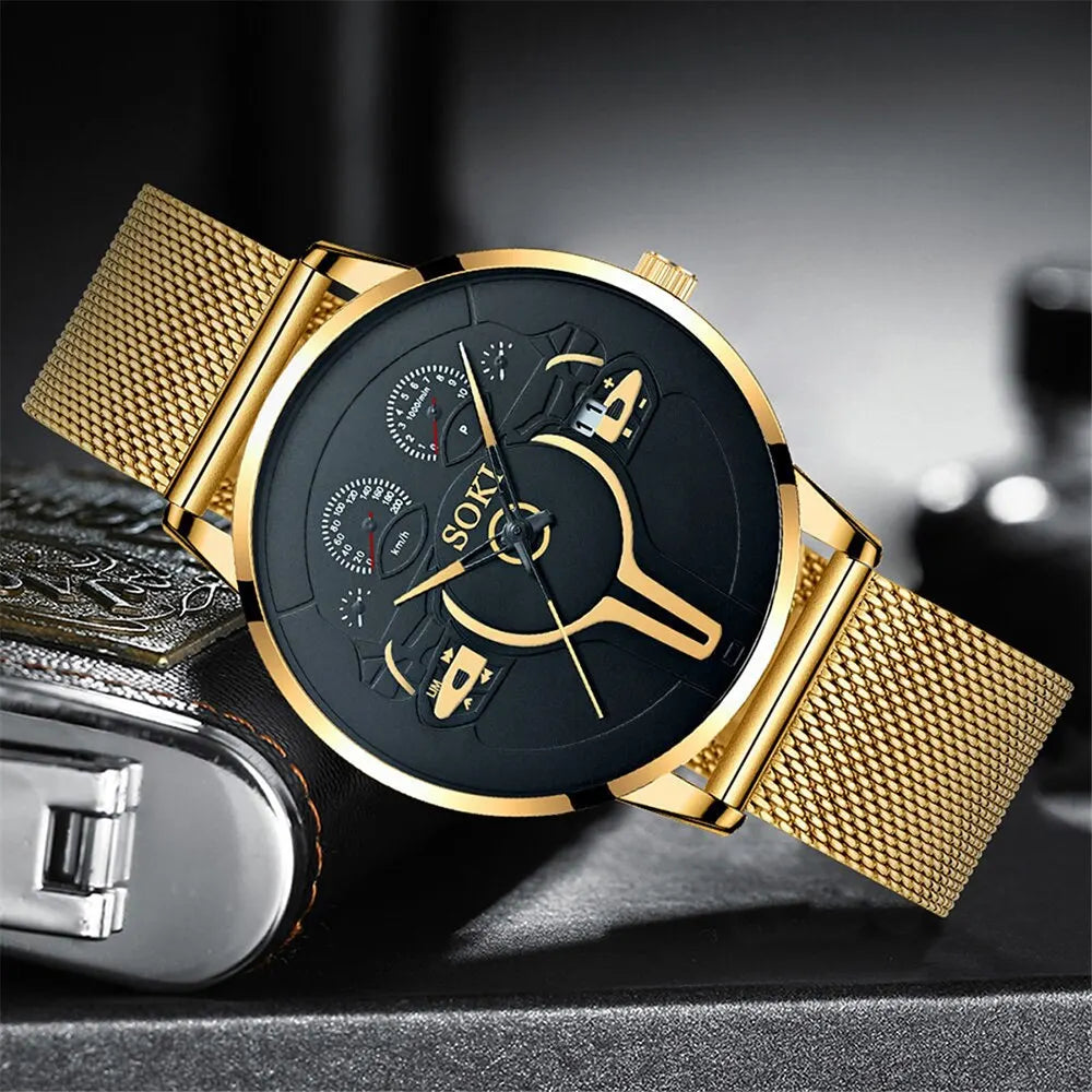 Luxurious Gold Fusion Chronograph