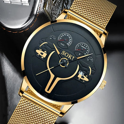 Luxurious Gold Fusion Chronograph