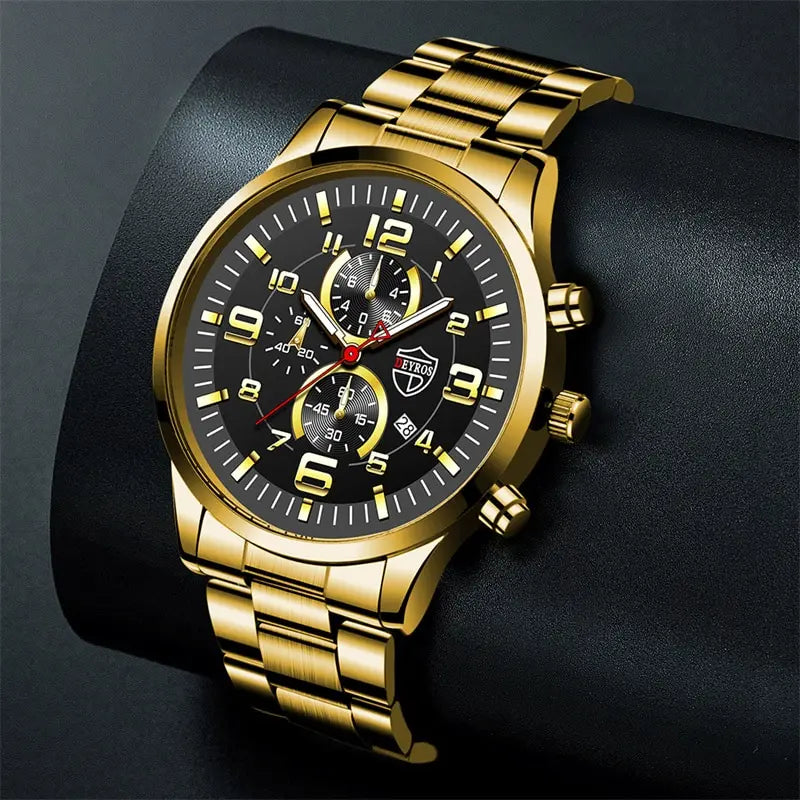 Gilded Glamour Wristwatch