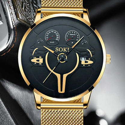 Luxurious Gold Fusion Chronograph