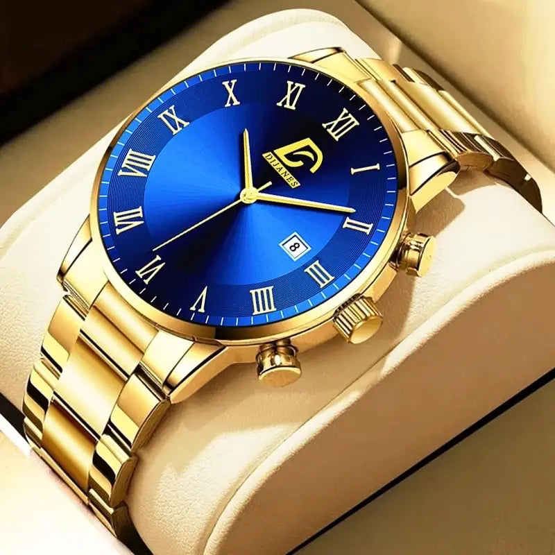 Golden Opulence Timepiece